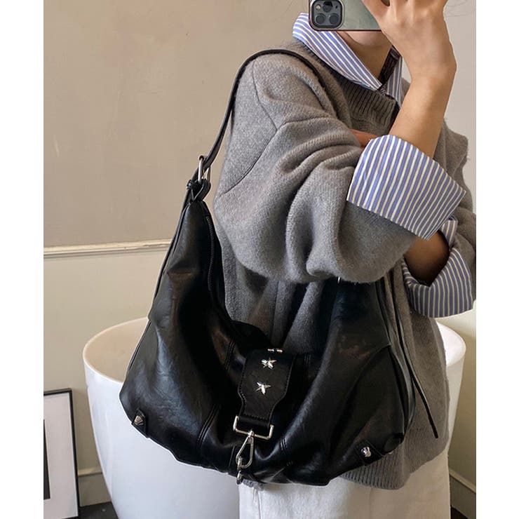 レディース レトロ風ワンショルダートート ユニセックスボディバッグ | SUNSHINE CLOSET | 詳細画像12 