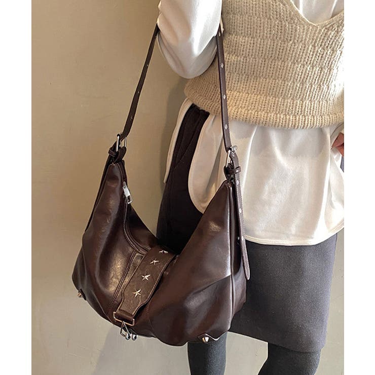 レディース レトロ風ワンショルダートート ユニセックスボディバッグ | SUNSHINE CLOSET | 詳細画像15 