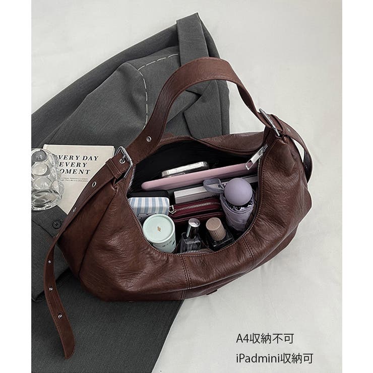 レディース レトロ風ワンショルダートート ユニセックスボディバッグ | SUNSHINE CLOSET | 詳細画像19 