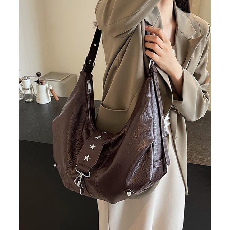 レディース レトロ風ワンショルダートート ユニセックスボディバッグ | SUNSHINE CLOSET | 詳細画像7 