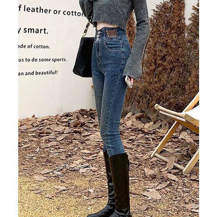 ベルトデザイン スキニーデニムパンツ美脚 | SUNSHINE CLOSET | 詳細画像17 