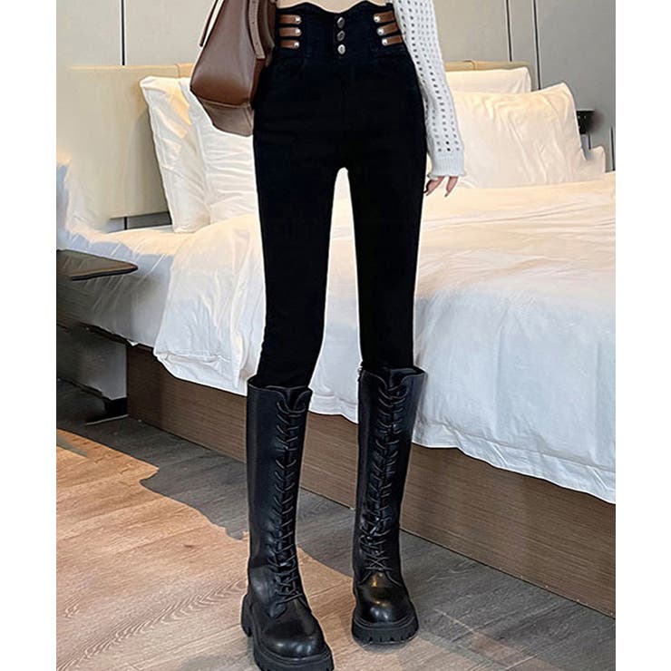 ベルトデザイン スキニーデニムパンツ美脚 | SUNSHINE CLOSET | 詳細画像8 