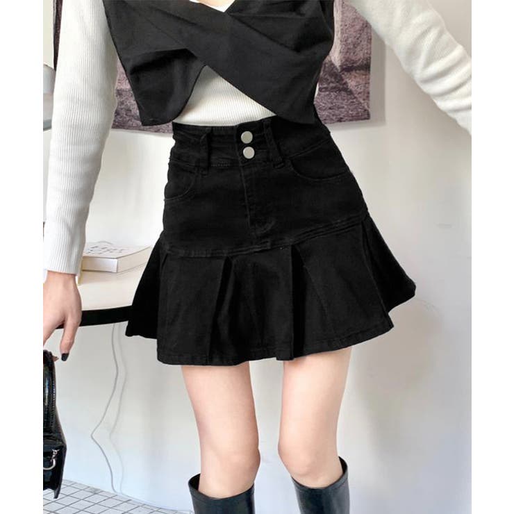 レディースハイウエストフレアスカート 美尻美脚Aラインスカートインナーパンツ付き… | SUNSHINE CLOSET | 詳細画像10 