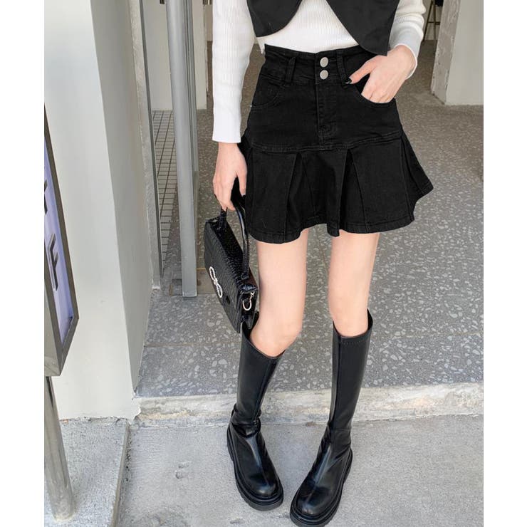 レディースハイウエストフレアスカート 美尻美脚Aラインスカートインナーパンツ付き… | SUNSHINE CLOSET | 詳細画像12 