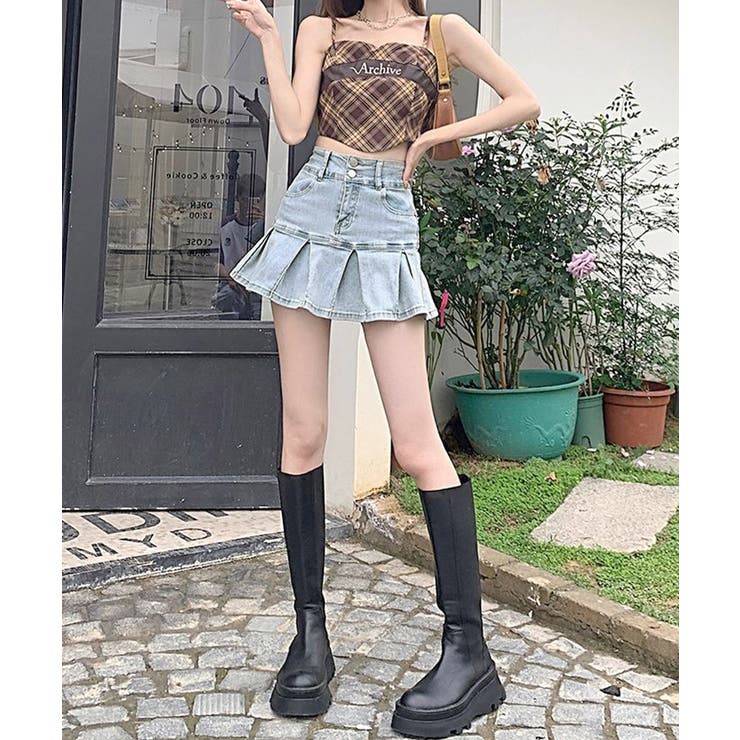 レディースハイウエストフレアスカート 美尻美脚Aラインスカートインナーパンツ付き… | SUNSHINE CLOSET | 詳細画像16 