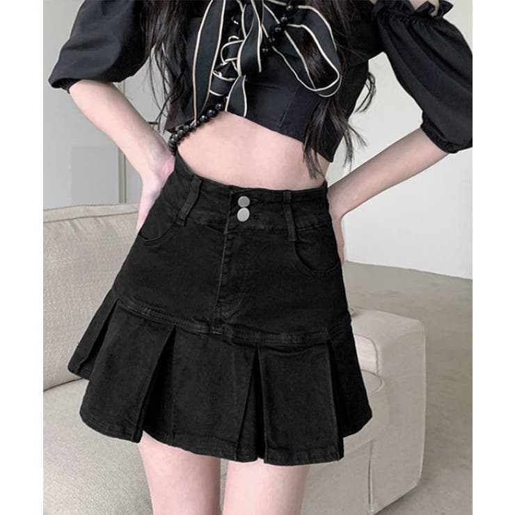 レディースハイウエストフレアスカート 美尻美脚Aラインスカートインナーパンツ付き… | SUNSHINE CLOSET | 詳細画像17 
