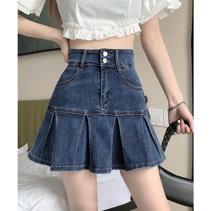 レディースハイウエストフレアスカート 美尻美脚Aラインスカートインナーパンツ付き… | SUNSHINE CLOSET | 詳細画像23 