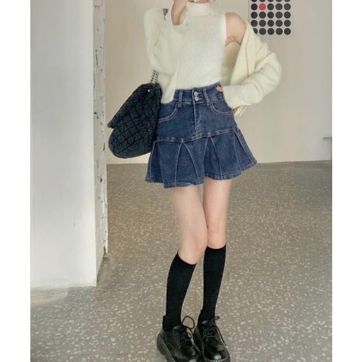 レディースハイウエストフレアスカート 美尻美脚Aラインスカートインナーパンツ付き… | SUNSHINE CLOSET | 詳細画像4 