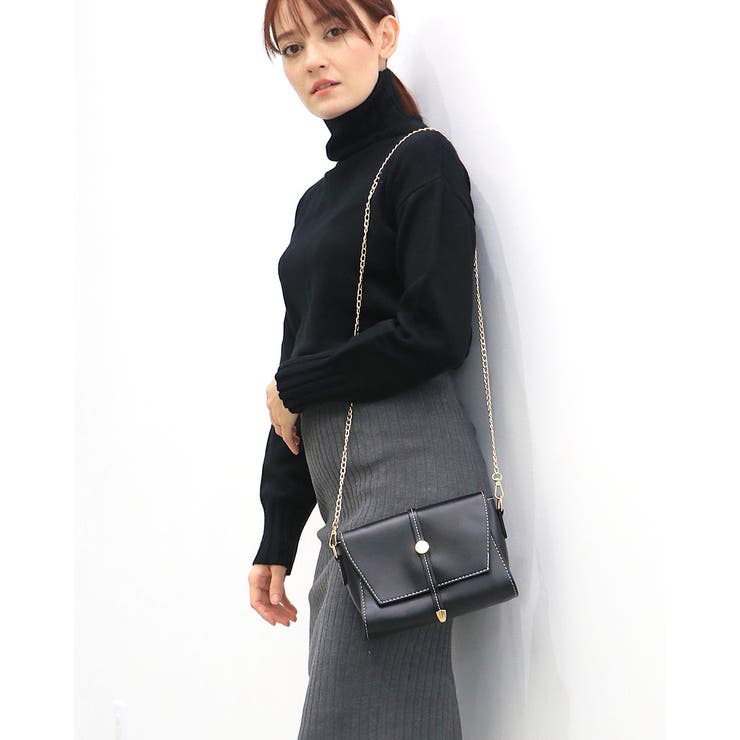 ブラック | スリット スリットスカート リブニットスカート | SUNSHINE CLOSET