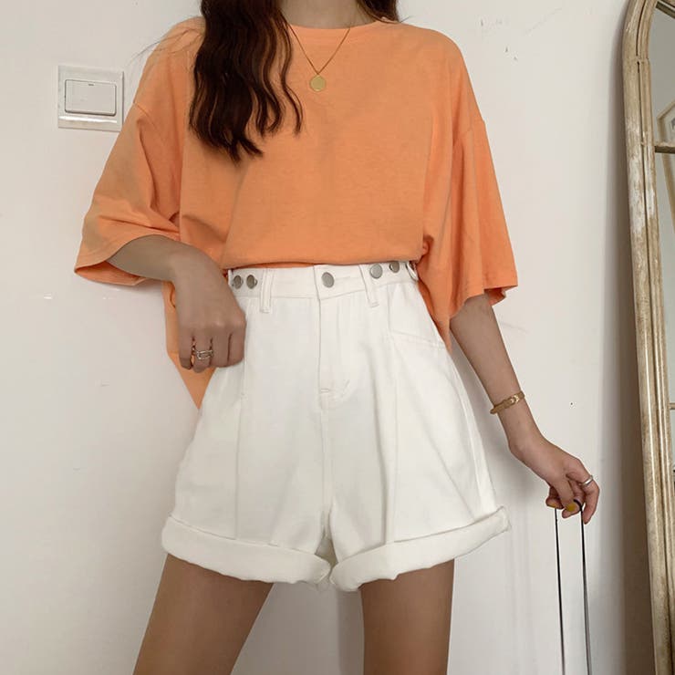 ロールアップ デニムショートパンツ 美脚 | SUNSHINE CLOSET | 詳細画像15 