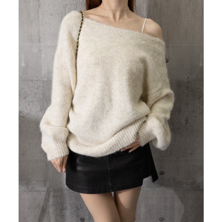 バックオープンリボンニットトップス韓国風 | SUNSHINE CLOSET | 詳細画像24 