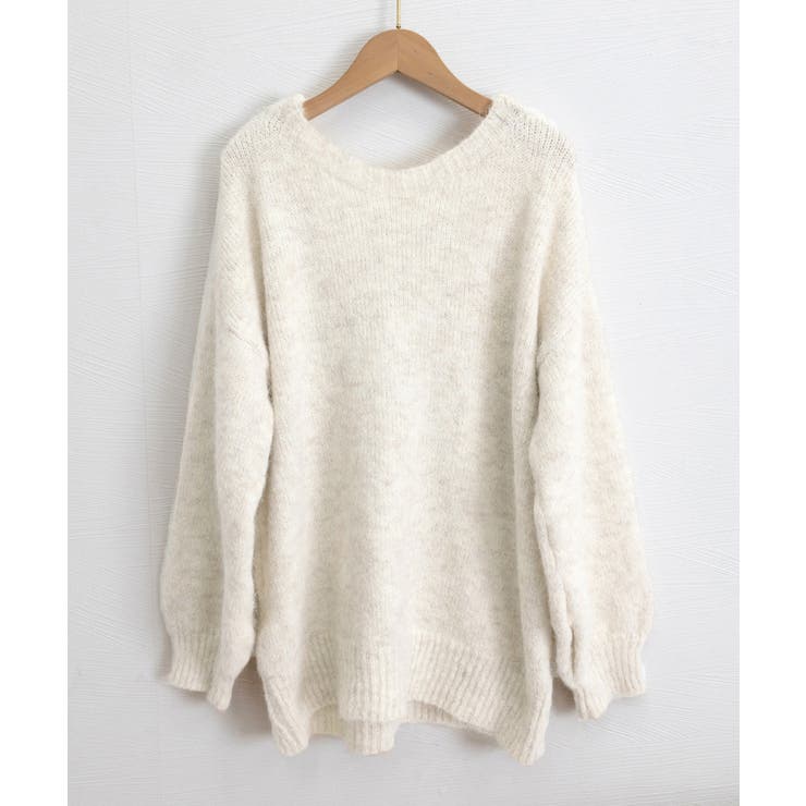 バックオープンリボンニットトップス韓国風 | SUNSHINE CLOSET | 詳細画像29 