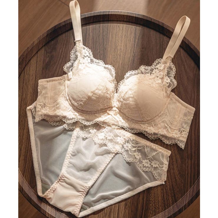 ワイヤレスブラジャー小胸盛れる 花柄レースブラジャー谷間作る 締め付けない | SUNSHINE CLOSET | 詳細画像10 