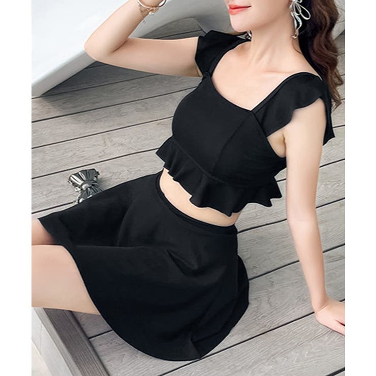 水着レディースフリルビキニ上下2点セット | SUNSHINE CLOSET | 詳細画像1 