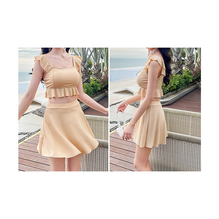 水着レディースフリルビキニ上下2点セット | SUNSHINE CLOSET | 詳細画像4 