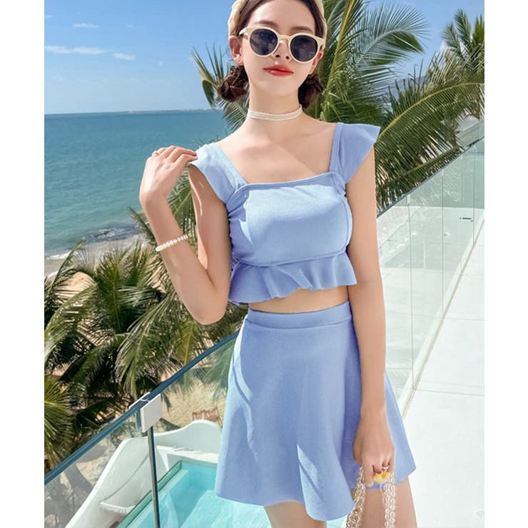 水着レディースフリルビキニ上下2点セット | SUNSHINE CLOSET | 詳細画像5 