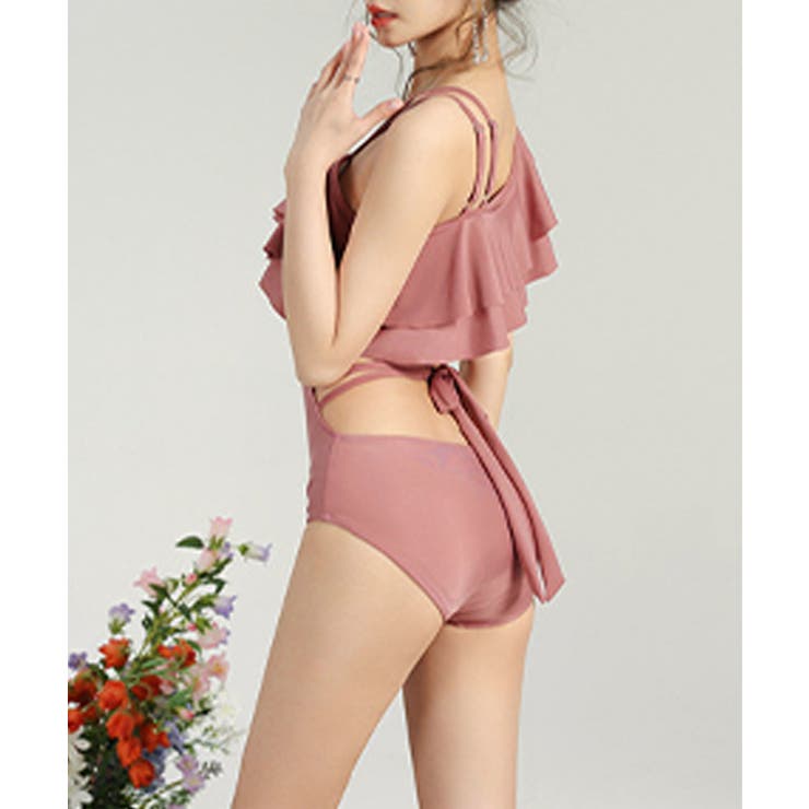 バックリボンワンショルモノキニパレオ付き | SUNSHINE CLOSET | 詳細画像11 