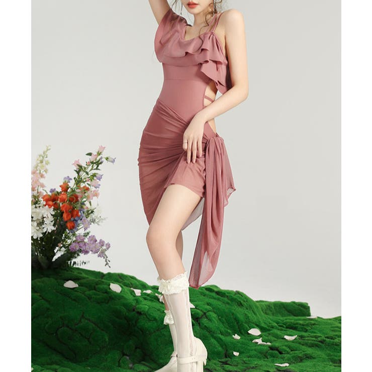 バックリボンワンショルモノキニパレオ付き | SUNSHINE CLOSET | 詳細画像13 