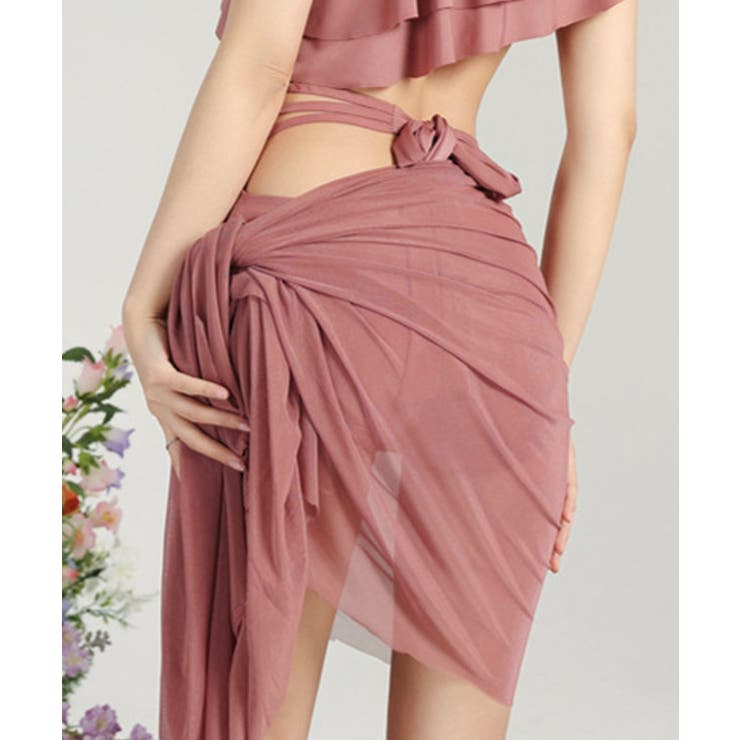 バックリボンワンショルモノキニパレオ付き | SUNSHINE CLOSET | 詳細画像16 