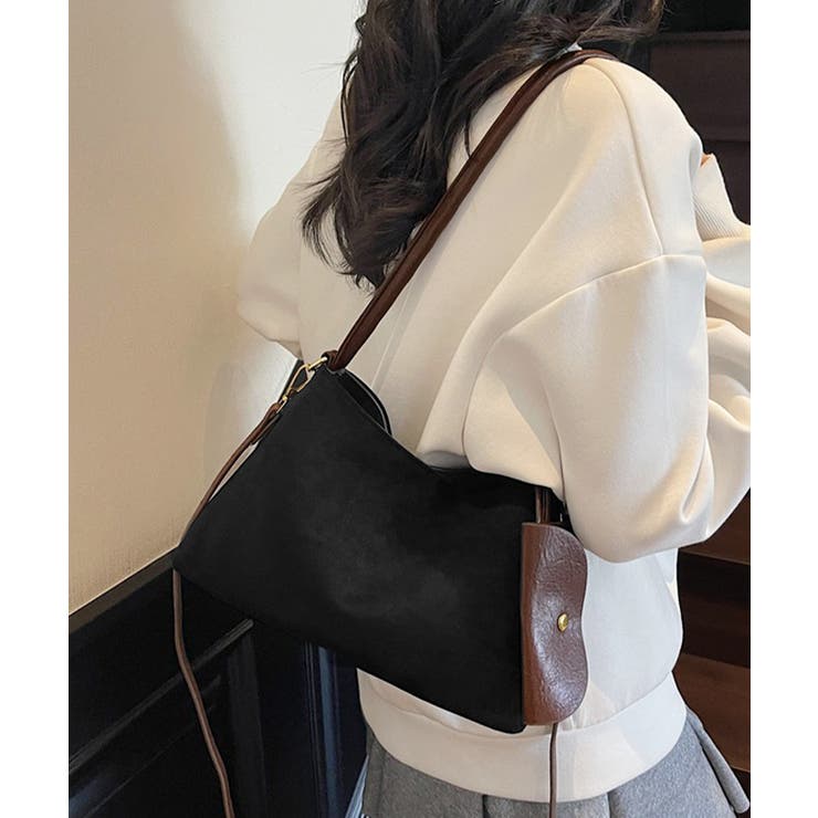 スエード調ショルダーバッグ ポーチ付き鞄 | SUNSHINE CLOSET | 詳細画像6 