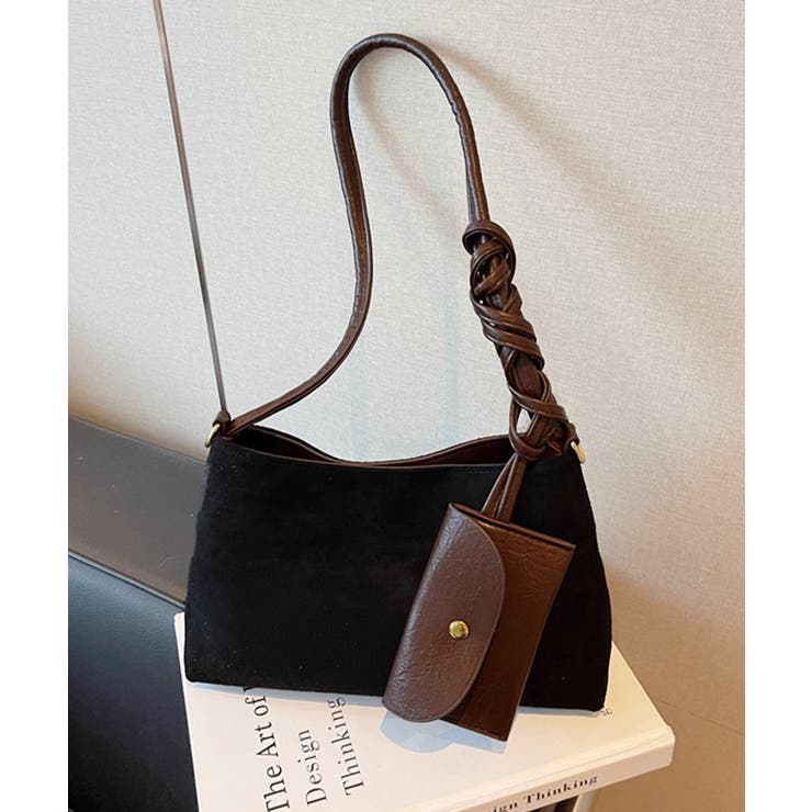 スエード調ショルダーバッグ ポーチ付き鞄 | SUNSHINE CLOSET | 詳細画像8 