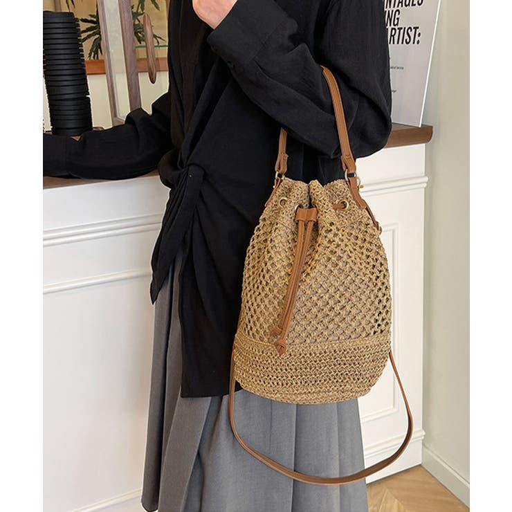 レディース 手編み風 巾着バッグ | SUNSHINE CLOSET | 詳細画像2 