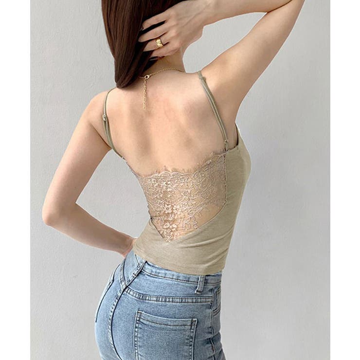 レース切替キャミソールカップ付きインナー | SUNSHINE CLOSET | 詳細画像11