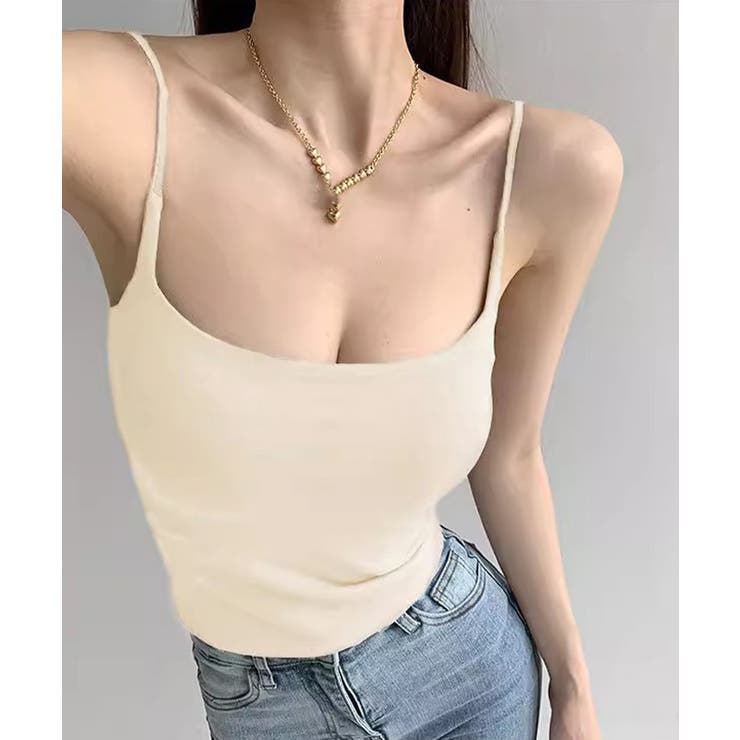 レース切替キャミソールカップ付きインナー | SUNSHINE CLOSET | 詳細画像14