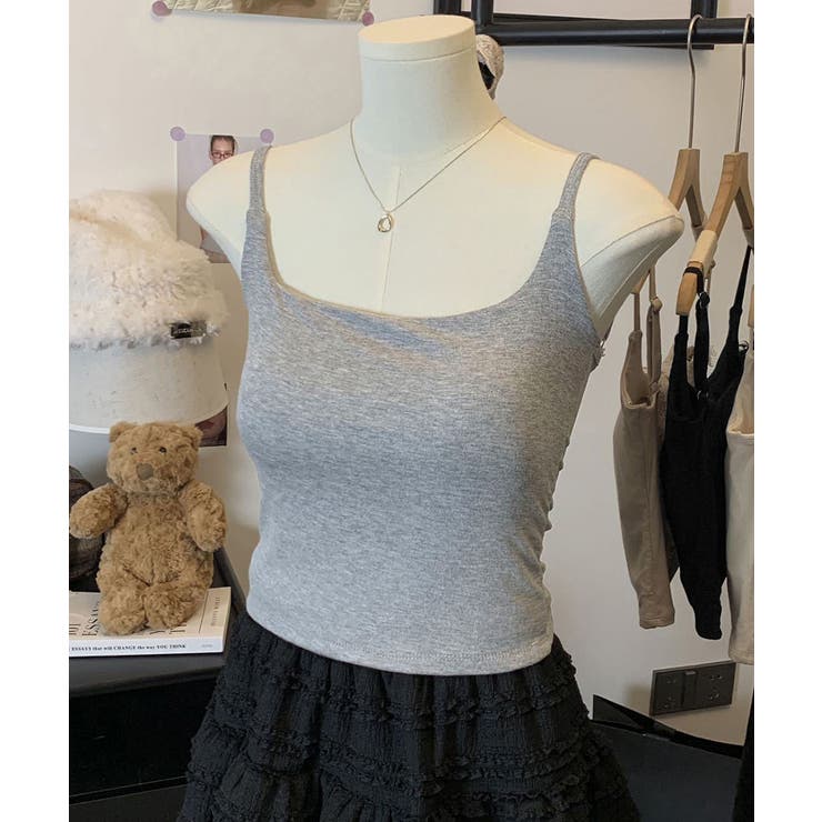 レース切替キャミソールカップ付きインナー | SUNSHINE CLOSET | 詳細画像15