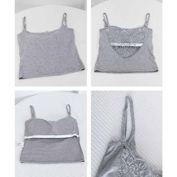 レース切替キャミソールカップ付きインナー | SUNSHINE CLOSET | 詳細画像21