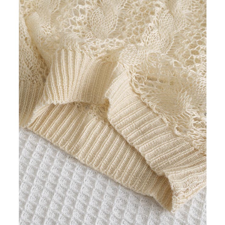 バッグレースアップ 透かし編みニット | SUNSHINE CLOSET | 詳細画像29 