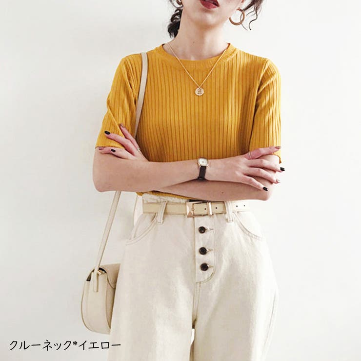 韓国風 冷感タッチ サマーニット | SUNSHINE CLOSET | 詳細画像10 