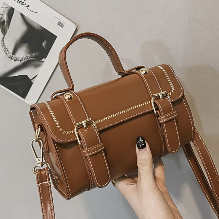 キャメル | レザー エコレザー 斜め掛けバッグ | SUNSHINE CLOSET