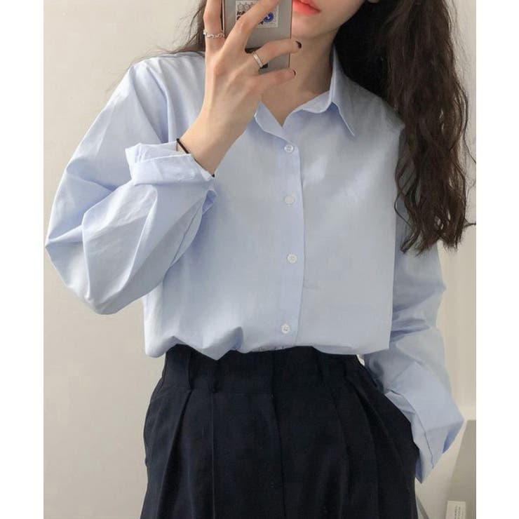 薄手シャツブラウス長袖レディース襟シャツ | SUNSHINE CLOSET | 詳細画像1 