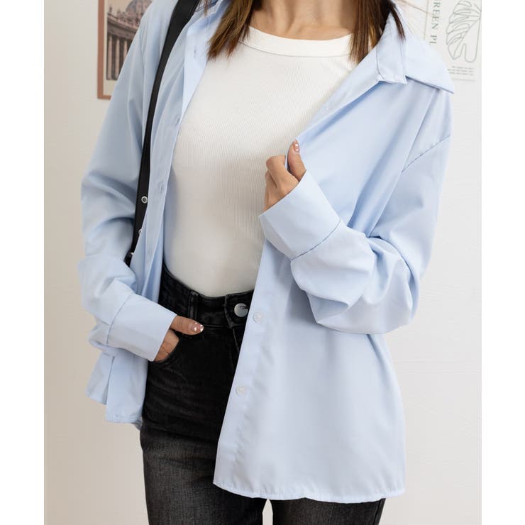 薄手シャツブラウス長袖レディース襟シャツ | SUNSHINE CLOSET | 詳細画像22 