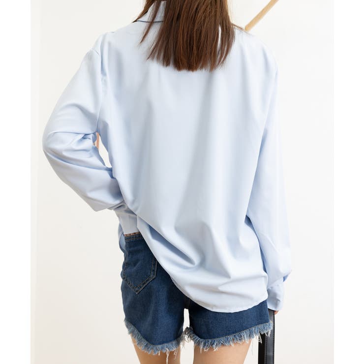 薄手シャツブラウス長袖レディース襟シャツ | SUNSHINE CLOSET | 詳細画像27 