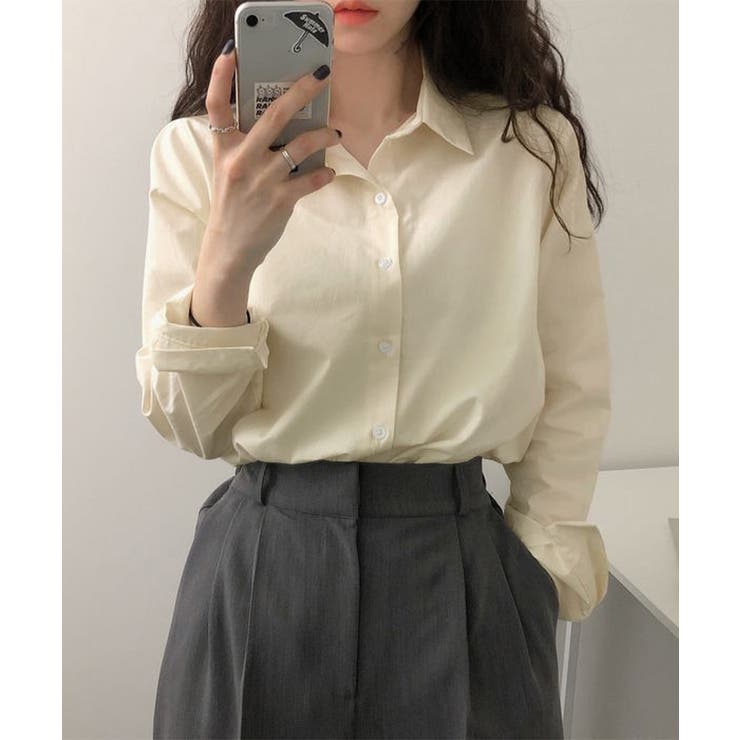 薄手シャツブラウス長袖レディース襟シャツ | SUNSHINE CLOSET | 詳細画像8 