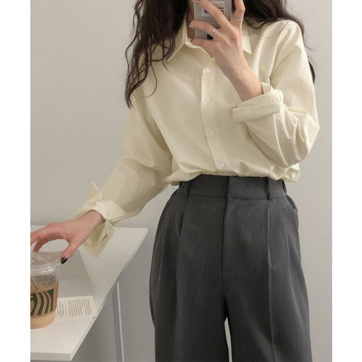 薄手シャツブラウス長袖レディース襟シャツ | SUNSHINE CLOSET | 詳細画像9 