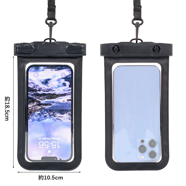 楽天市場】マチ付き 2WAY 防水 スマホケース 小物も入れられる