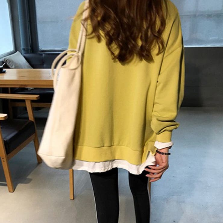 レイヤード風 スウェットトレーナー 春秋 | SUNSHINE CLOSET | 詳細画像12 