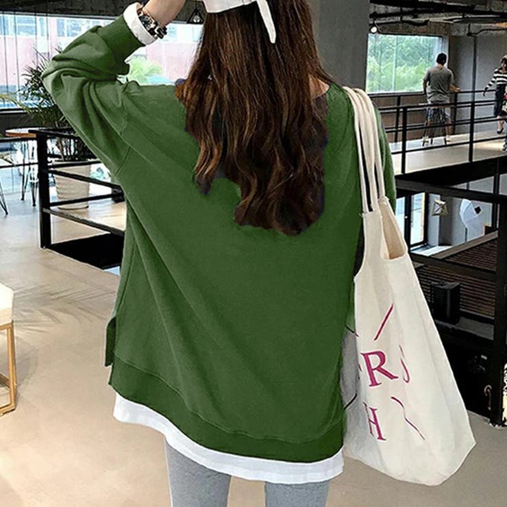 レイヤード風 スウェットトレーナー 春秋 | SUNSHINE CLOSET | 詳細画像14 