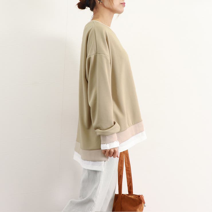 レイヤード風 スウェットトレーナー 春秋 | SUNSHINE CLOSET | 詳細画像19 