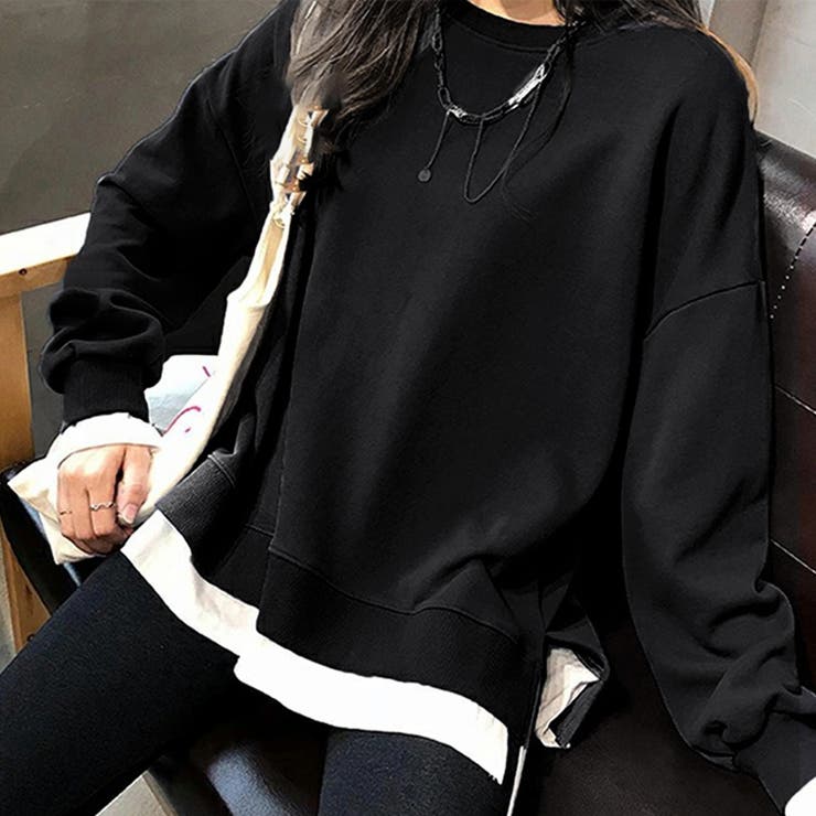 レイヤード風 スウェットトレーナー 春秋 | SUNSHINE CLOSET | 詳細画像8 