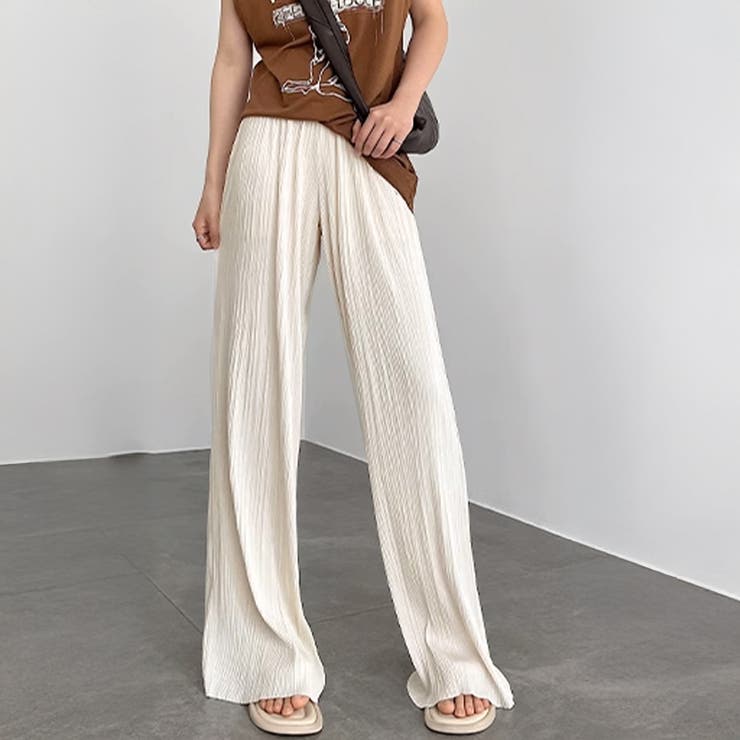 アコーディオンプリーツルーズワイドパンツ | SUNSHINE CLOSET | 詳細画像18 