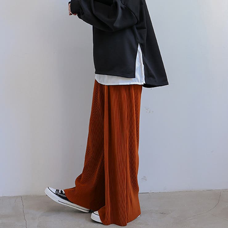 アコーディオンプリーツルーズワイドパンツ | SUNSHINE CLOSET | 詳細画像29 