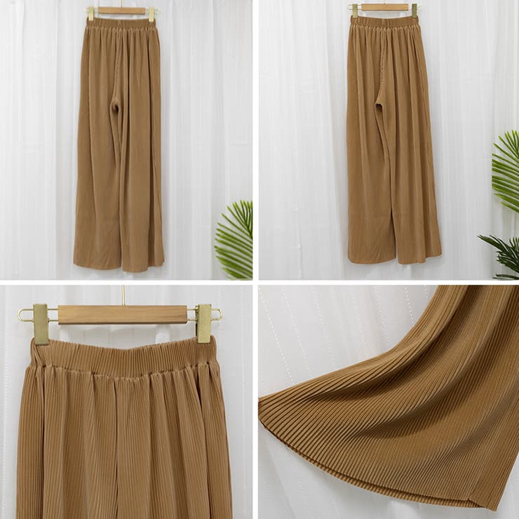 アコーディオンプリーツルーズワイドパンツ | SUNSHINE CLOSET | 詳細画像39 