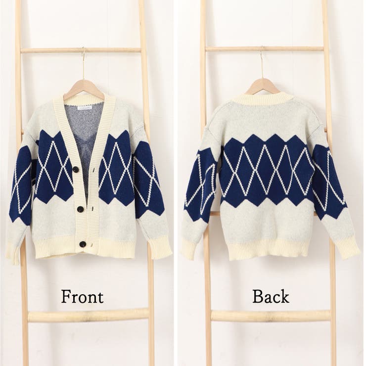 ニットカーディガン レトロ体型カバー秋冬 | SUNSHINE CLOSET | 詳細画像3 