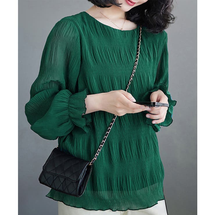 袖シースルートップス レディース 裏地付き | SUNSHINE CLOSET | 詳細画像12 