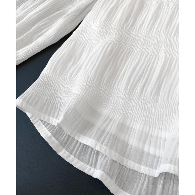 袖シースルートップス レディース 裏地付き | SUNSHINE CLOSET | 詳細画像16 