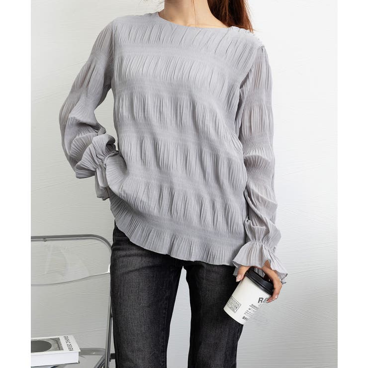 袖シースルートップス レディース 裏地付き | SUNSHINE CLOSET | 詳細画像17 